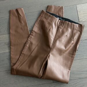 Zara Vegan Leather Pants
